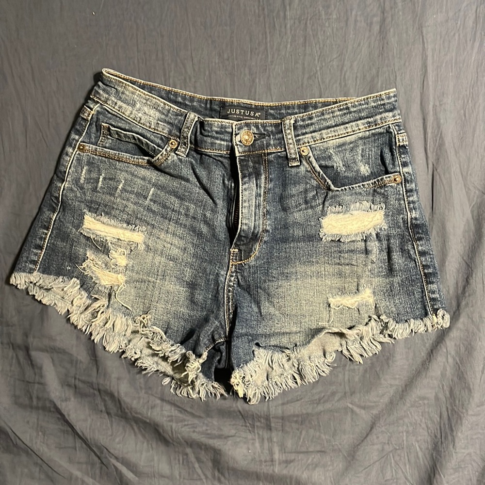Just USA Distressed Denim Shorts